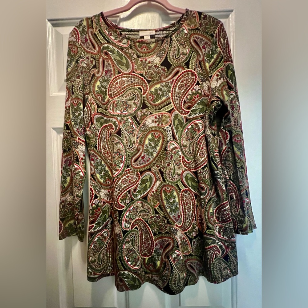 J-Jill crew neck long sleeve in size L